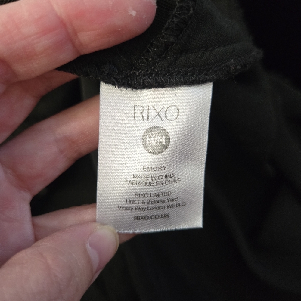 Rixo Emory Embroidered Silk-Velvet Gown black with floral/butterflys NWT sz 8 - Picture 2 of 15